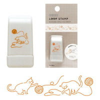 MATOKA Deco Loop roller stamp – Cat design