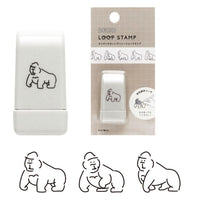 MATOKA Deco Loop roller stamp – Gorilla design