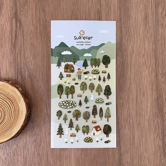 Suatelier Design "Forest" Sticker Sheet