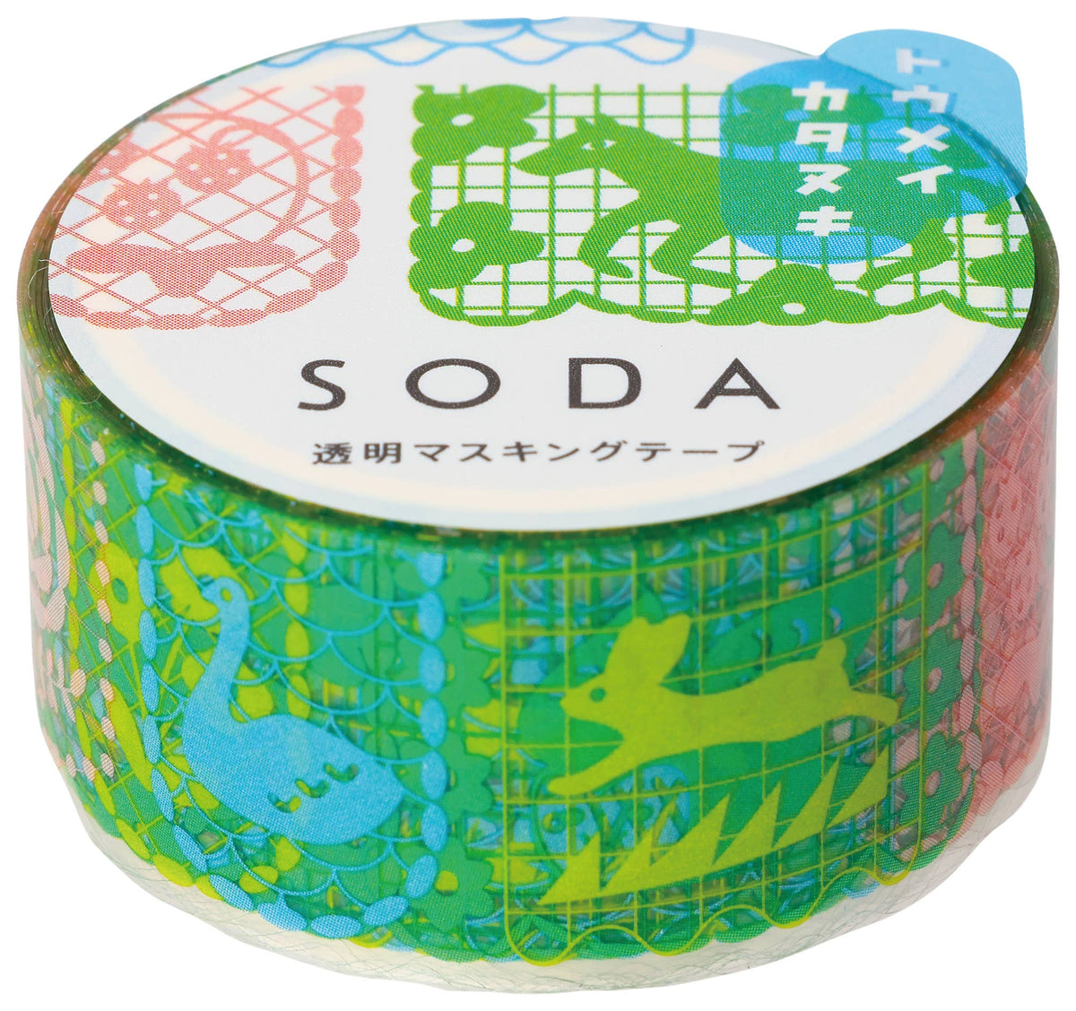 SODA transparent Masking Tape