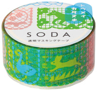 SODA transparent Masking Tape