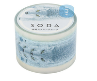 SODA transparent Masking Tape 1.2"  WIDE