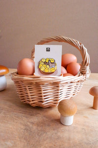 Enamel Pin - Guardian of Chicks Cat - if it fits I sits