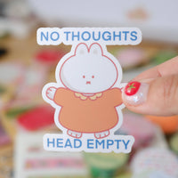 No thoughts