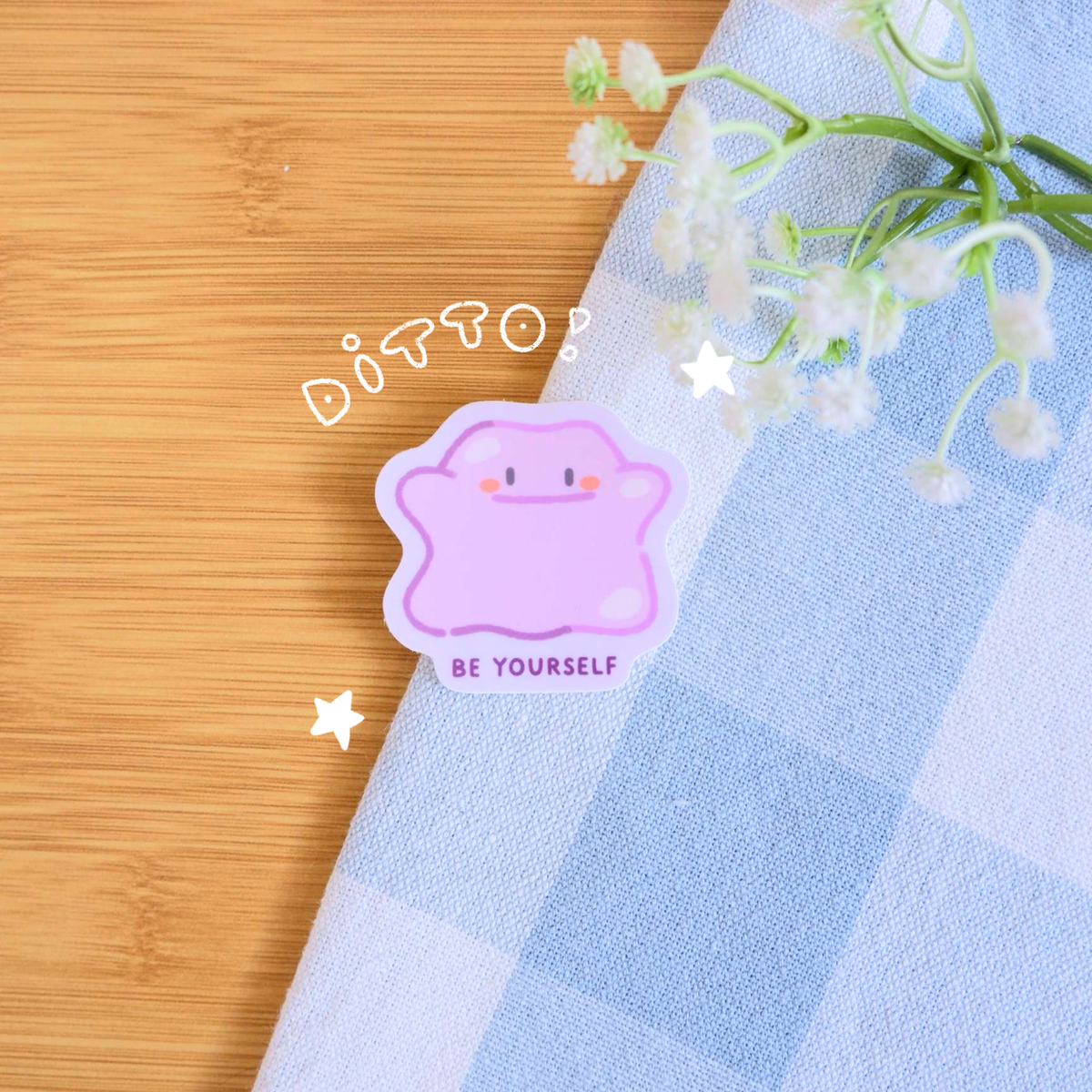 Ditto Be Yourself Self-Care Sticker
