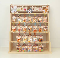Mini Bread Dessert Clear Pouch Keyring – 24 Random Style