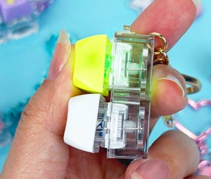 Pokémon Peaceful Place LED Keycap Keychain – 2 Keycaps