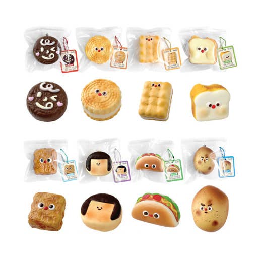 Viral Korean Snack Squishy Keychain – Random Blind Box