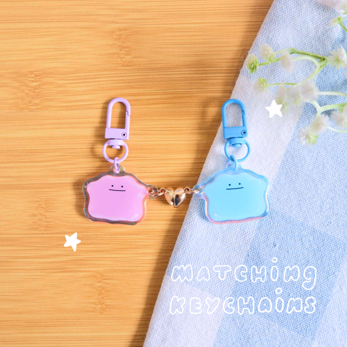 Ditto Matching Magnetic Keychain