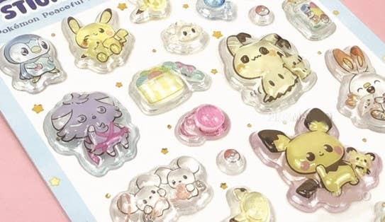 Pokémon Pocket Peace Candy Bonbon Sticker (3D Puffy Sticker)