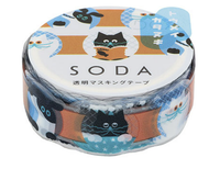 SODA transparent Masking Tape