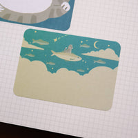 Paper Roll Labels - Sardine Fan