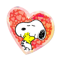Holo Heart Snoopy - Die-Cut Sticker (Valentines)