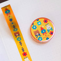 Washi Tape - Bear, Rabbit, and Blue Bird