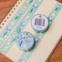 18mm Washi Tape (Foil) - Flower Duck