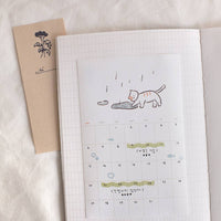 Monthly Plan Calender Sticker (12 Sheets/pcs) - 1187