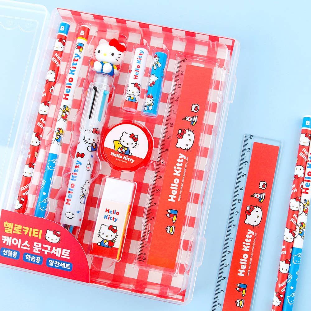 Sanrio Pencil, Pen School Office Stationery Case Set