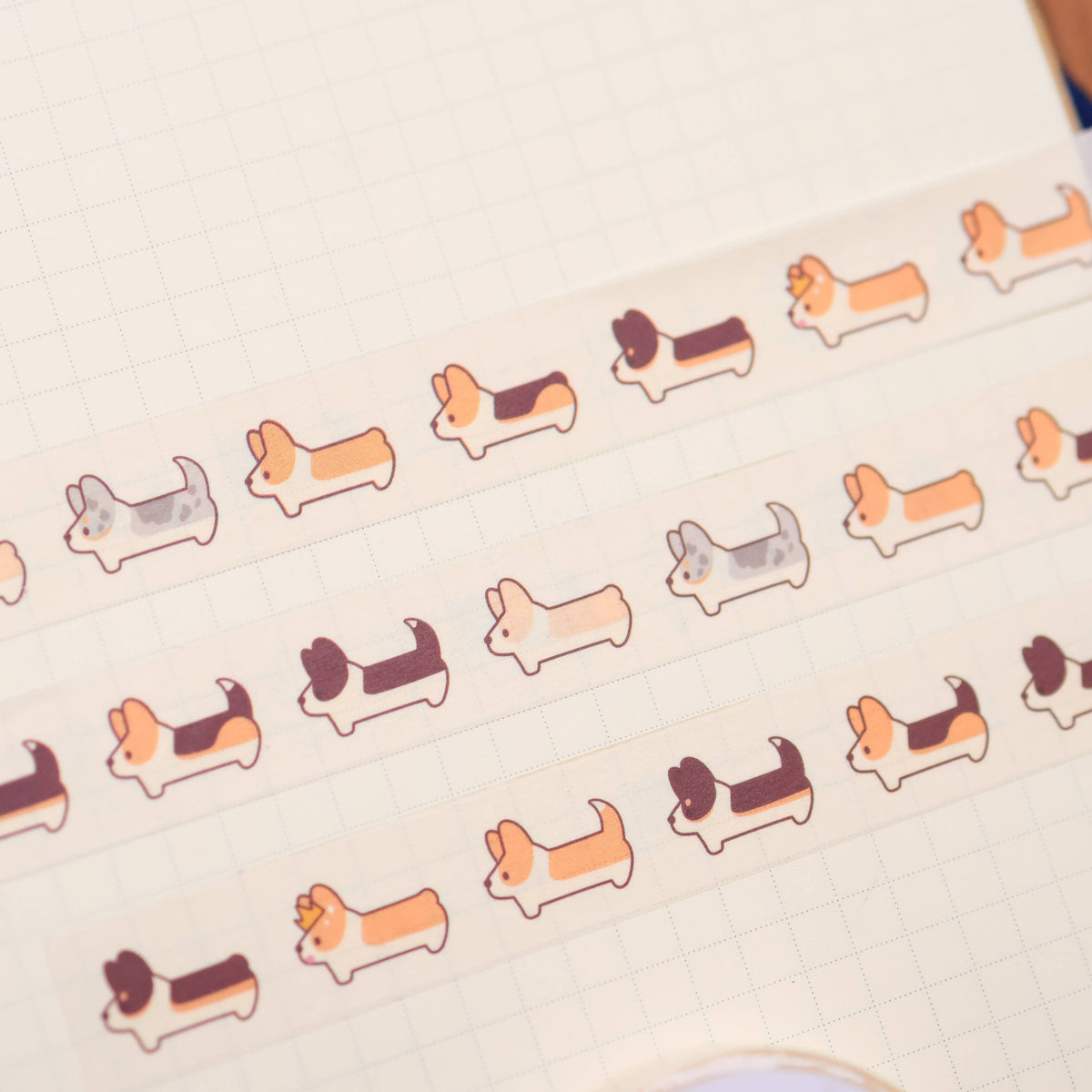 Washi Tape - Corgi March