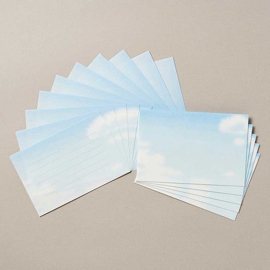 Blue Skies Small Letter Set