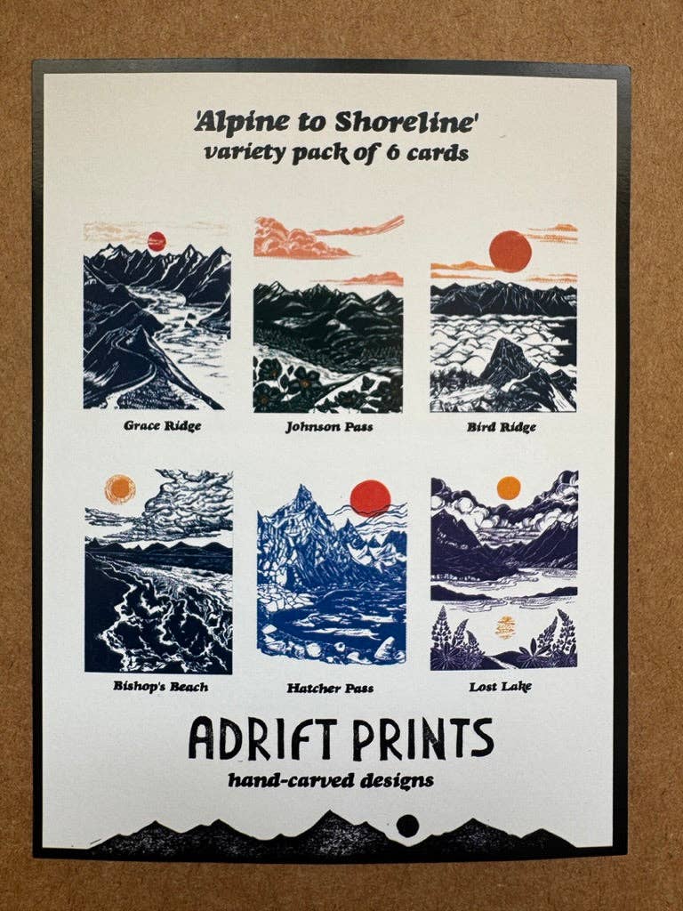 Alpine to Shoreline Boxed Card Set