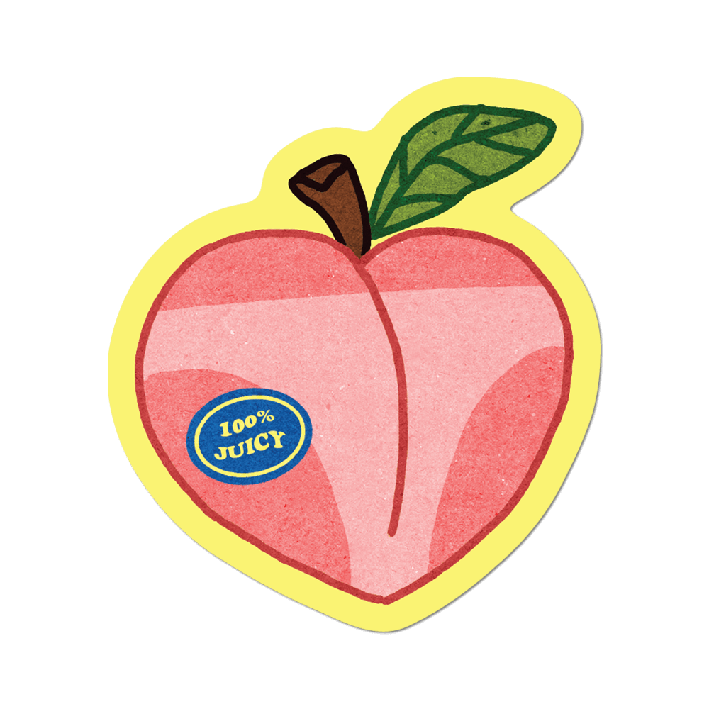 100% Juicy by Apply - Die-Cut Sticker