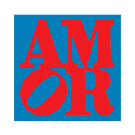 AMOR by Robert Indiana (Valentines) - Die-Cut Sticker