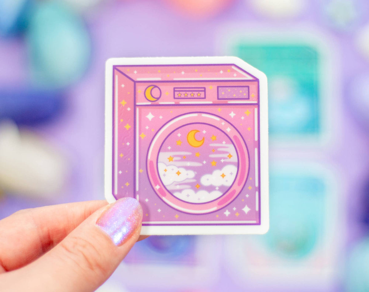 Laundry Machines Vinyl Sticker