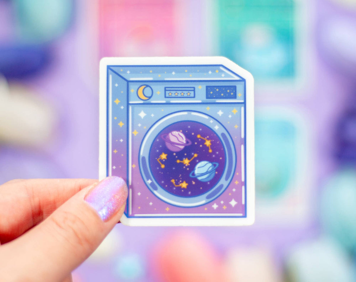Laundry Machines Vinyl Sticker