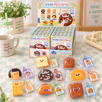 Viral Korean Snack Squishy Keychain – Random Blind Box