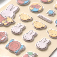 Miffy Puffy Cushion Deco Stickers - Random
