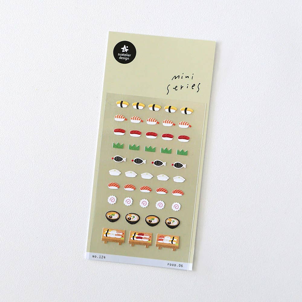 Suatelier Design Food.06 Sticker Sheet