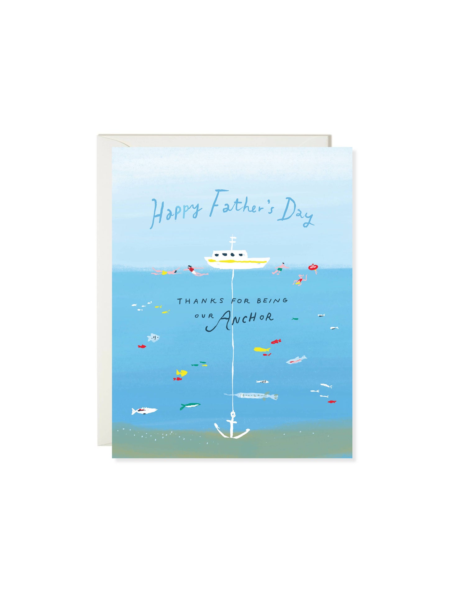 Anchor Dad – Father’s Day Card | Nautical Father’s Day Card