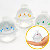 Molang Clear Mochi Squishy Figure Fidget- Stress Relief