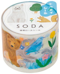 SODA transparent Masking Tape Sticker type
