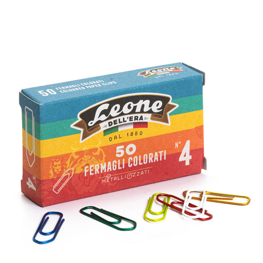 mixed metallic colors paperclips, no. 4, 50 count