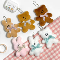 Lovely Bear Rabbit Plush Keychain Random Box