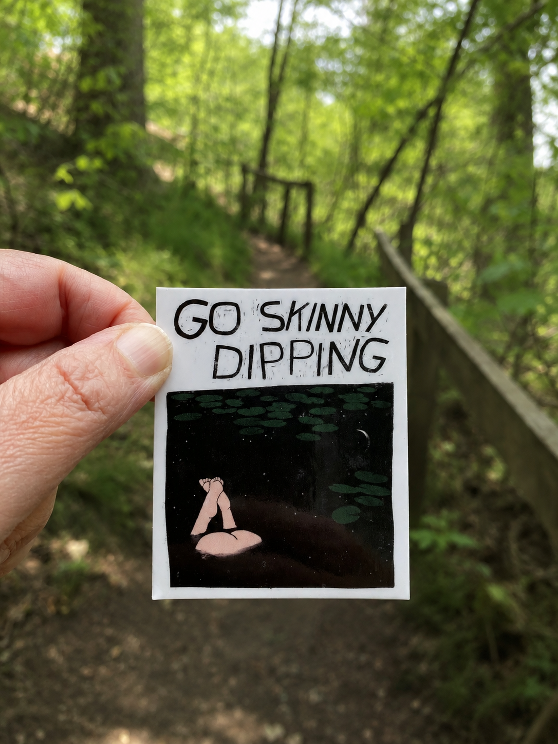 Sticker- Go Skinny Dipping