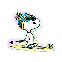Skier Snoopy (Winter) - Die-Cut Sticker