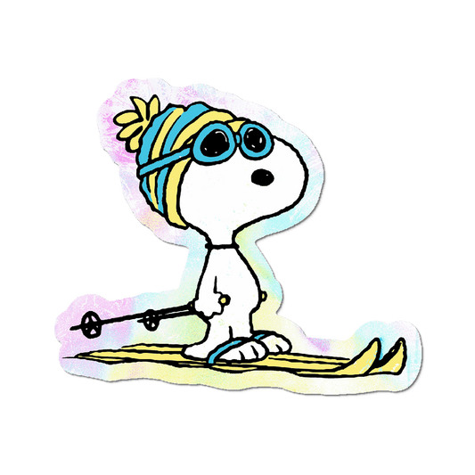 Skier Snoopy (Winter) - Die-Cut Sticker