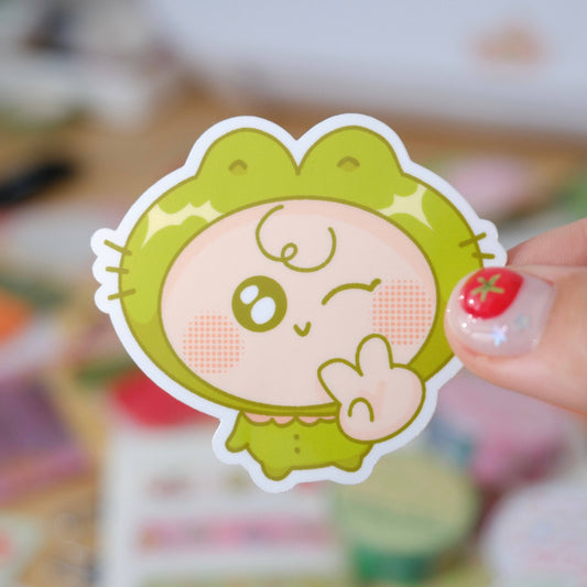 Tenshi World Residents | froggy sticker