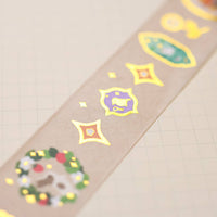 25mm Washi Tape (Foil) - Animal in Frames