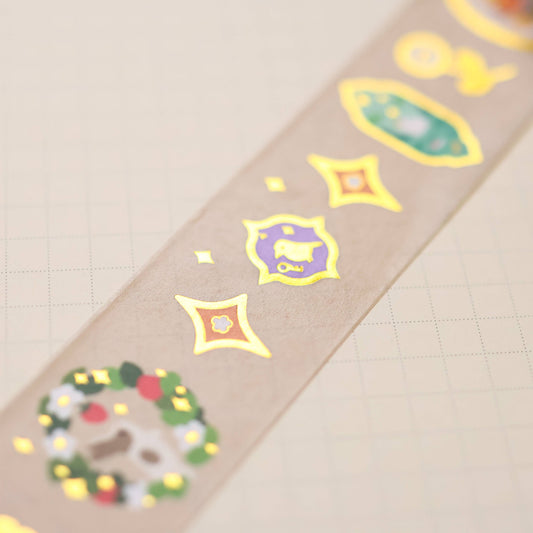 25mm Washi Tape (Foil) - Animal in Frames