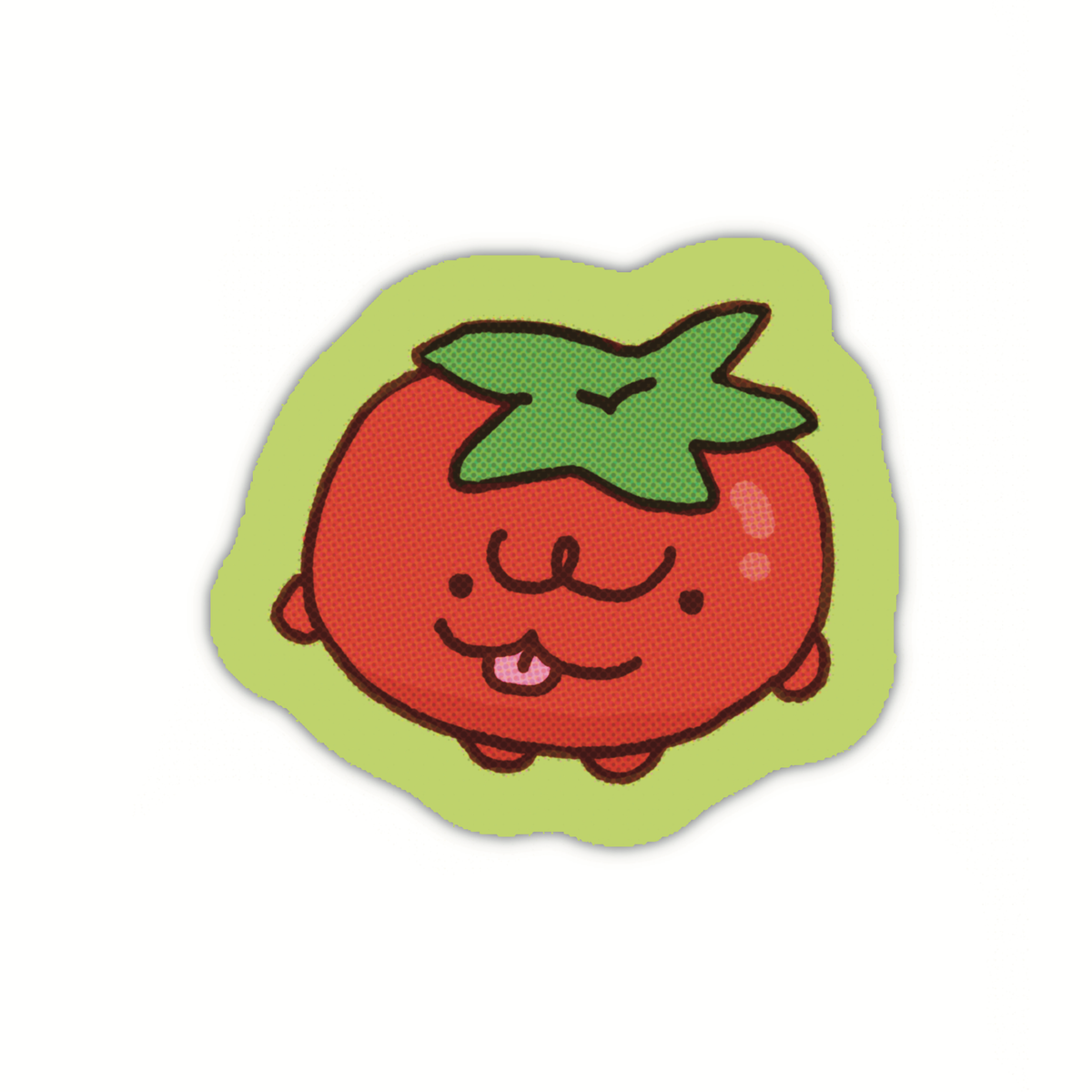 Derp tomato | tomato sticker