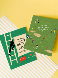Best Dad Sign - Classic Father's Day Greeting Card