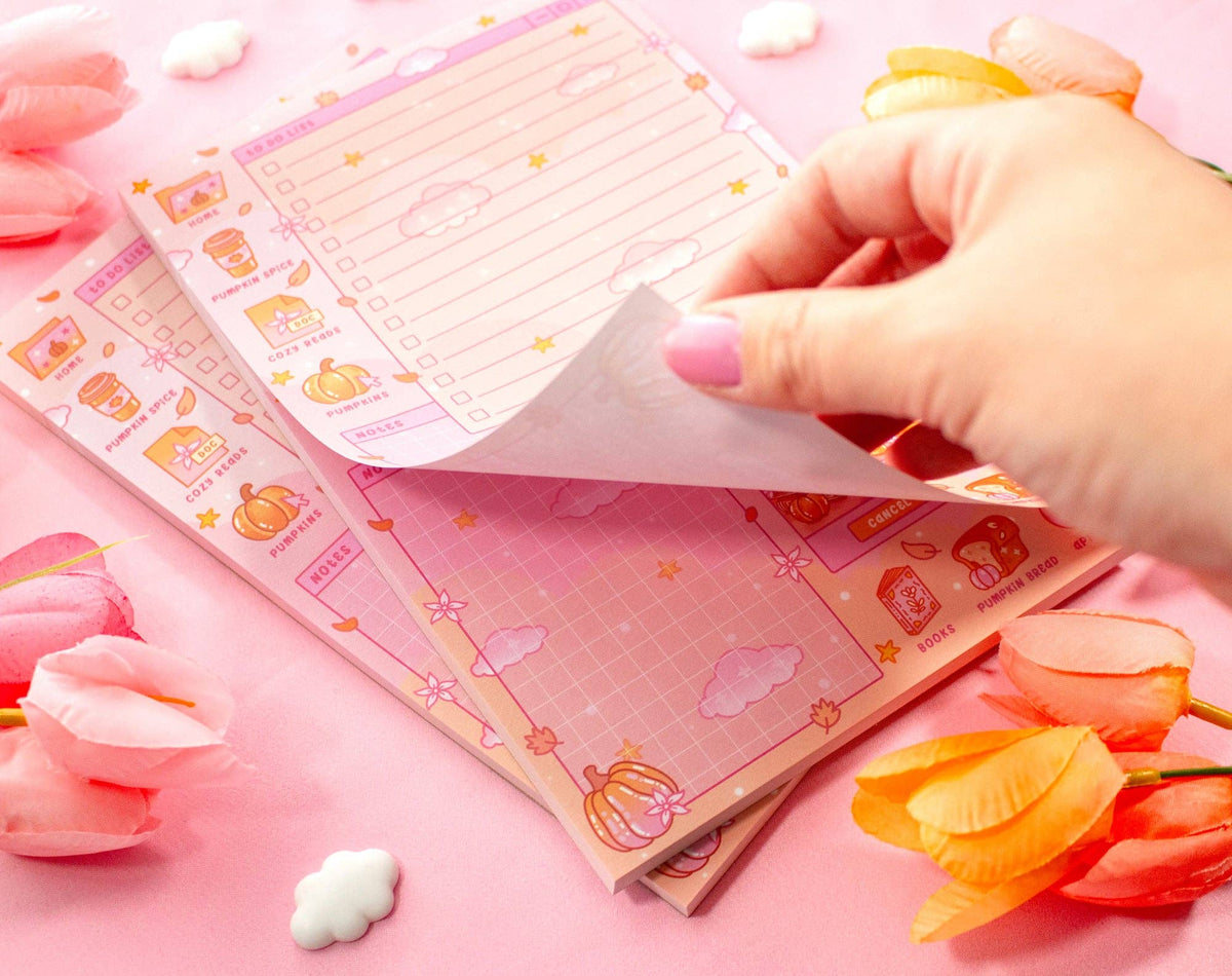 Pumpkin Cafe Daily Planner Pad