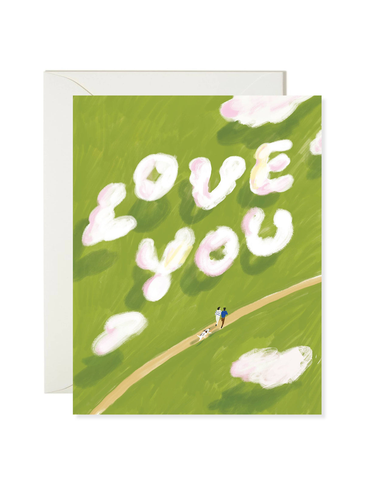 Love You Clouds – Romantic Love Card | Scenic Love Greeting