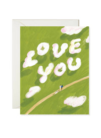 Love You Clouds – Romantic Love Card | Scenic Love Greeting