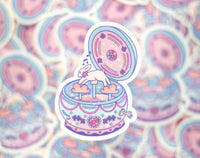 Music Box Clear Sticker