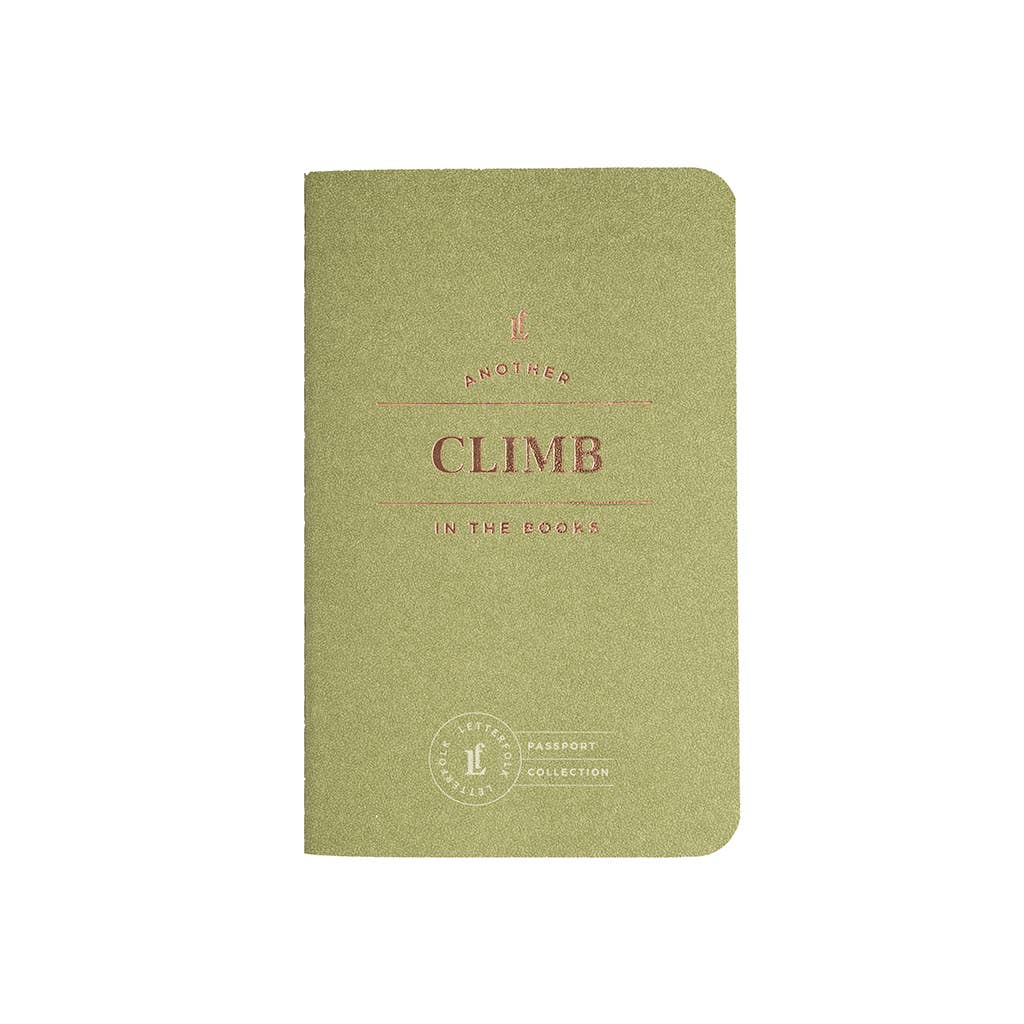 Climb Passport Experience Capture Journal/Diary