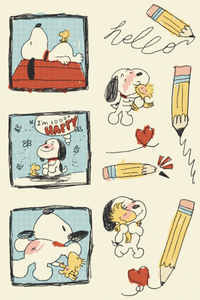 Bird and Beagle Stickers: Y2K Glossy Waterproof Planner Decals
